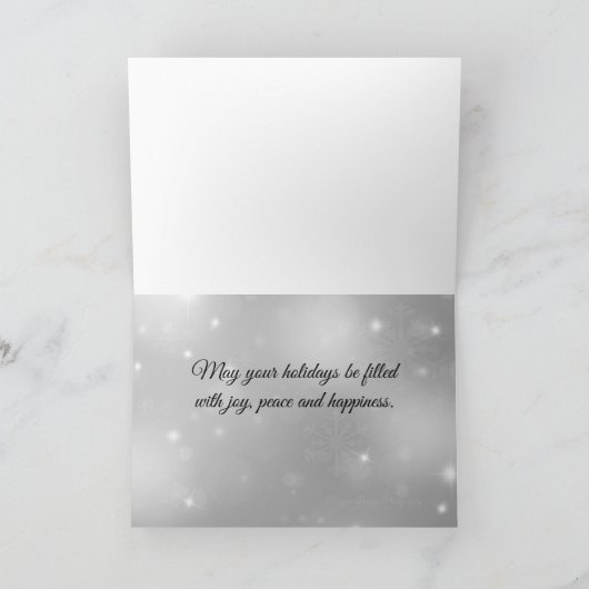 African Grey Parrot Baby Christmas Kaart (Binnen)