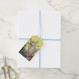 African grey parrot cadeaulabel