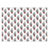 African grey parrot cartoon illustration tafelkleed (Voorkant (Horizontaal))
