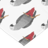African grey parrot cartoon illustration tafelkleed (Gekanteld)
