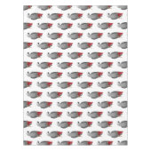 African grey parrot cartoon illustration tafelkleed (Voorkant)