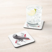 African Grey Parrot Drankjes Onderzetter (Rechterzijde)