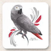 African Grey Parrot Drankjes Onderzetter (Voorkant)