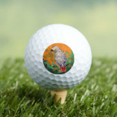 African grey parrot golfballen (Insitu Shirt)