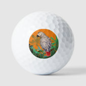African grey parrot golfballen (Voorkant)