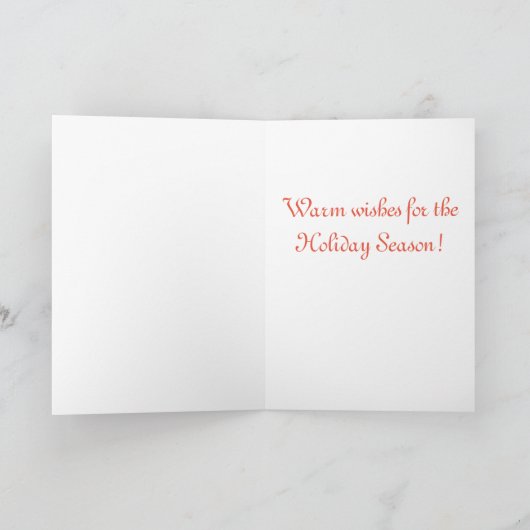 African Grey Parrot Holiday Kaart (Binnen)