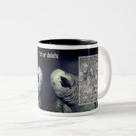 African Grey Parrot Lijst Uw foto toevoegen Tweekleurige Koffiemok