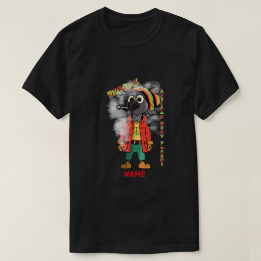 African Grey parrot Mannen’s T-shirt (Design voorkant)