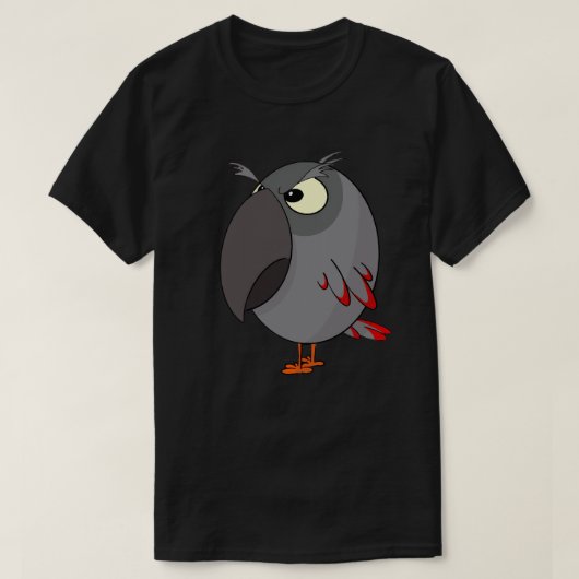 African Grey parrot Mannen’s T-shirt (Design voorkant)