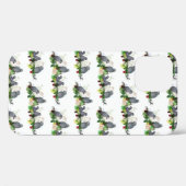 African Grey Parrot Party iPhone 12 Hoesje (Achterkant (horizontaal))