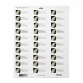 African Grey Parrot Return Label (Full Sheet)