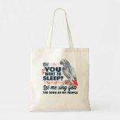 African grey parrot tote bag (Voorkant)