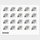 African Grey Stickers (Vel)