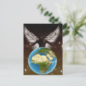 African Guardian Angel Briefkaart (Staand voorkant)
