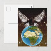African Guardian Angel Briefkaart (Voorkant / Achterkant)