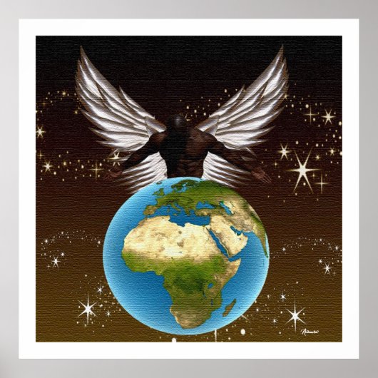 African Guardian Angel Poster (Voorkant)