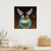 African Guardian Angel Poster (Keuken)