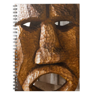 African Hand Carved Masker Notitieboek
