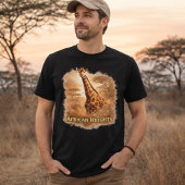 African Heights Giraffe | African Wildlife Pride Tri-Blend Shirt