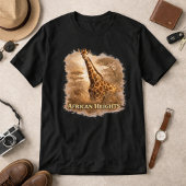 African Heights Giraffe | African Wildlife Pride Tri-Blend Shirt