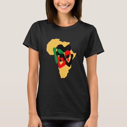 African Human Rights and Women Struggle T-shirt (Voorkant)