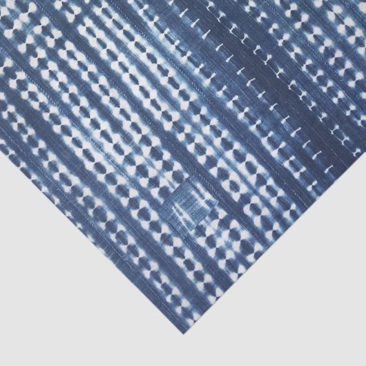 African Indigo Mudcloth Tissuepapier (Detail)