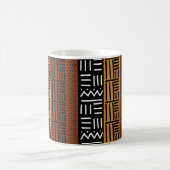 African Inspired Mud Cloth Design Drink Mok (Center)