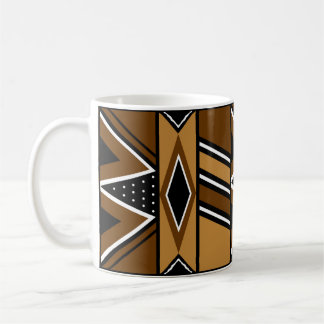 African Inspired Mud Cloth Design Drink Mok