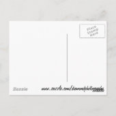 African Iris Fortnight Lily Flower Briefkaart (Achterkant)