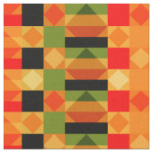 African Kente Cloth Pattern Stof (Close Up)