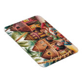 African Kids Christmas Photo Magnet Magneet (Rechterzijde)