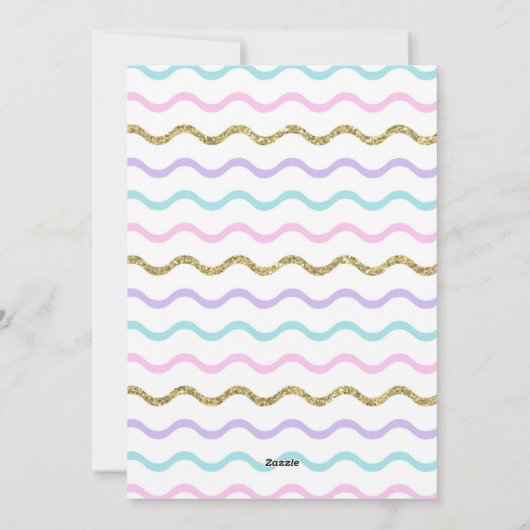 African kind Candyland uitnodiging (Achterkant)