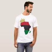 African King Queen African Flag T-shirt (Voorkant volledig)