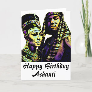 African King Queen Etnische Cultuur Verjaardag Kaa Kaart