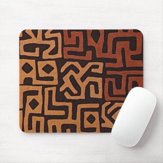 African Kuba Cloth Mousepad Muismat (Met muis)