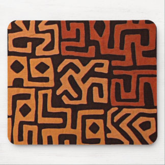 African Kuba Cloth Mousepad Muismat