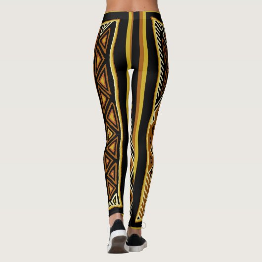 African Kuba Designer Leggings (Achterkant)