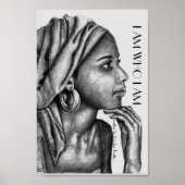 african lady poster (Voorkant)