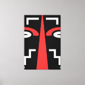 African Ligbi Tribal Canvas Afdruk (Voorkant)