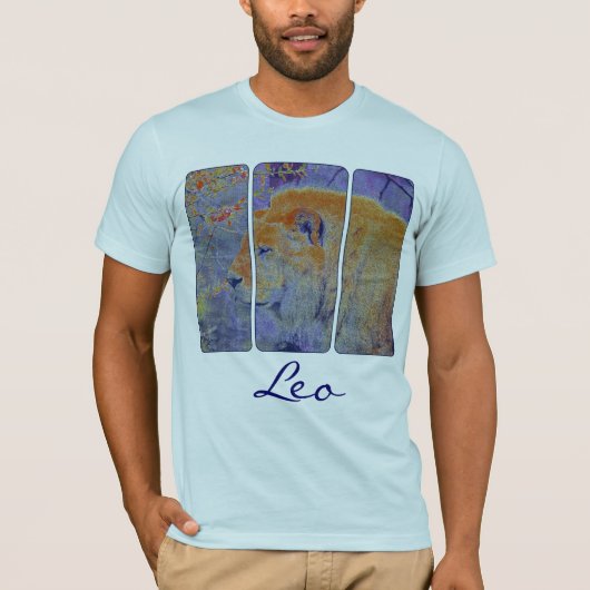 African Lion Big Cat LEO Dierenliefhebber Shirt (Voorkant)