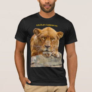 AFRICAN LION Big Five Cat Wildlife T-shirt