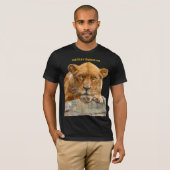 AFRICAN LION Big Five Cat Wildlife T-shirt (Voorkant volledig)