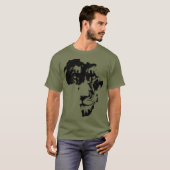 African Lion Face | Safari Cultuur | Afrika-kaart T-shirt (Voorkant volledig)