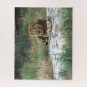 African Lion Jigzaag Puzzle Legpuzzel (Verticaal)