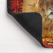 African Lion King van het Oerwoud 2 Art Mousepad Muismat (Hoek)