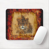 African Lion King van het Oerwoud 2 Art Mousepad Muismat (Met muis)