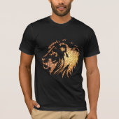 African Lion Motif APPAREL T-shirt (Voorkant)