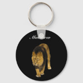 African Lion Personalized Sleutelhanger (Voorkant)