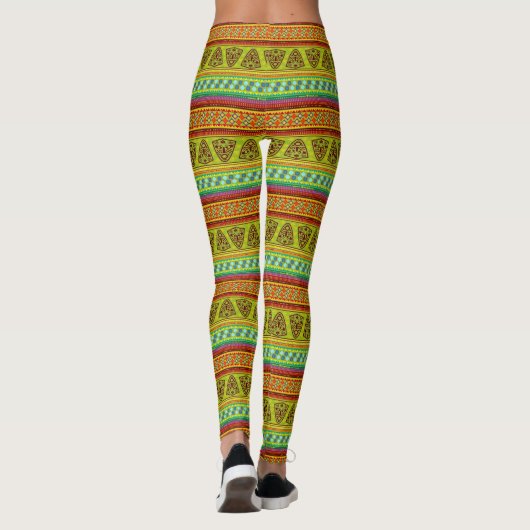 African Love - Power Yoga Leggings (Achterkant)