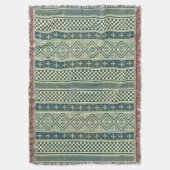 African Mali Pattern Throw Blanket IX Deken (Voorkant Verticaal)